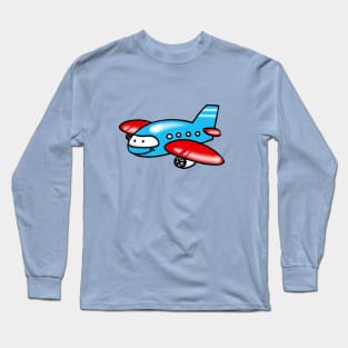 cute airplane Long Sleeve T-Shirt